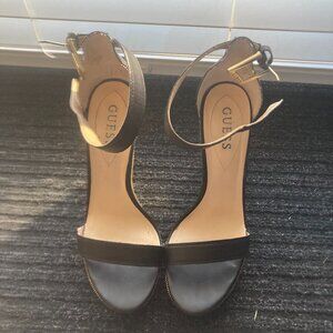 Guess black leather.